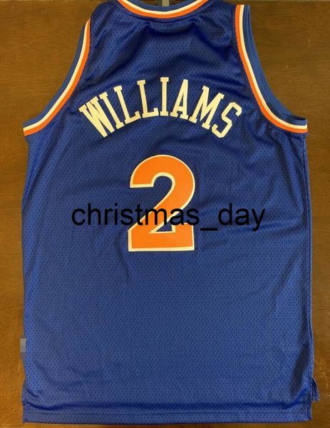 NCAA Baksketball Jersey Mens Clevernd #2 MO Williams Jerseys Trowback Basketball Jersey Blue Stitched Made Size S-5xl