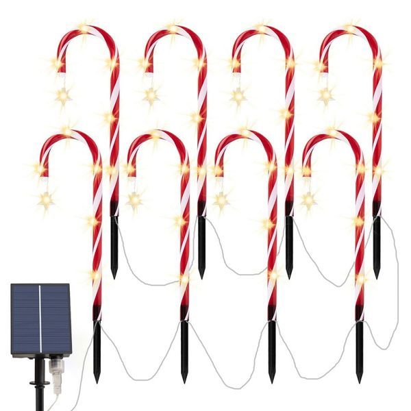 Другая праздничная вечеринка One Drag Eight Solar Panels Star Cane Light