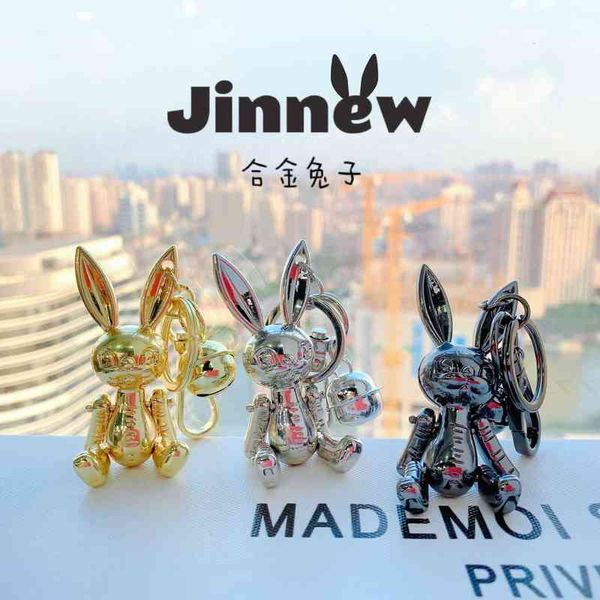 Keychains Creative Rock Rabbit Series Atividade do chaveiro Metal Fashion Key School School Trend Key Charm pode ser usado para Crane Machine T220909