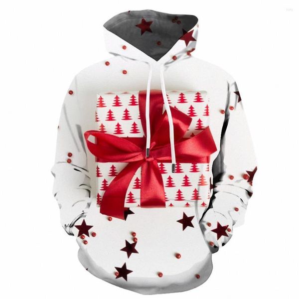 Moletons masculinos 3d moletons moletons de Natal Ano Estrela estampada Capuz Harajuku Sorto masculino Hip Hop