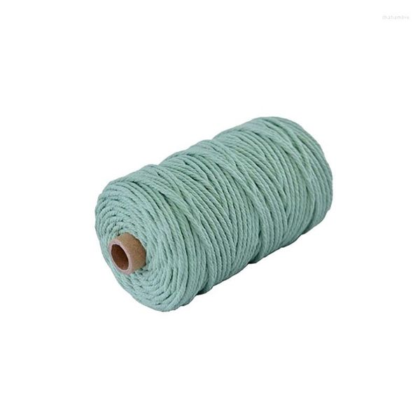 Filato per abbigliamento Mm X 100 M DYI Macrame Ciniglia Anti-pilling Velluto Poliestere Misto Cotone Filo per maglieria a mano per Sciarpa artigianale