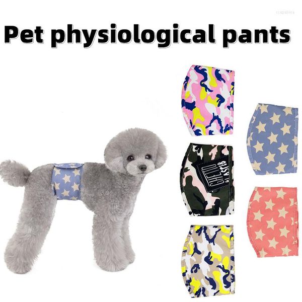 Abbigliamento per cani Pantaloncini per animali domestici Pantaloni fisiologici maschili Teddy Schnauzer educati per prevenire i pannolini per l'abbigliamento delle urine dei cuccioli