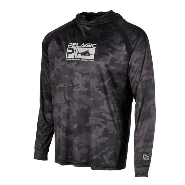 Camisas ao ar livre Pelagic Gear Men's Pesca Com Capuz Camuflagem Camisas Camisa de Pesca Masculina Pesca Proteção Solar Respirável Tops 220913