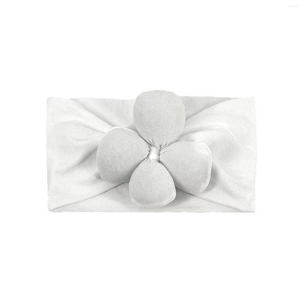 Accessori per capelli Ragazzi Bowknot Copricapo Fascia per capelli Fascia per capelli elasticizzata per bambini Borsa per la cura delle ragazze neonata lavorata a maglia Archi Avvolgere la testa della ragazza