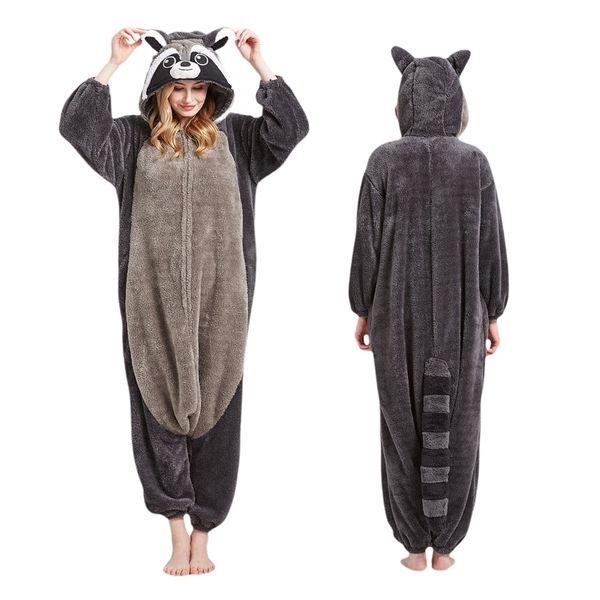 Moda -sono feminina unissex macac￣o adulto de animais de pijamas de pijamas kigurumi roupas de dormir 220913