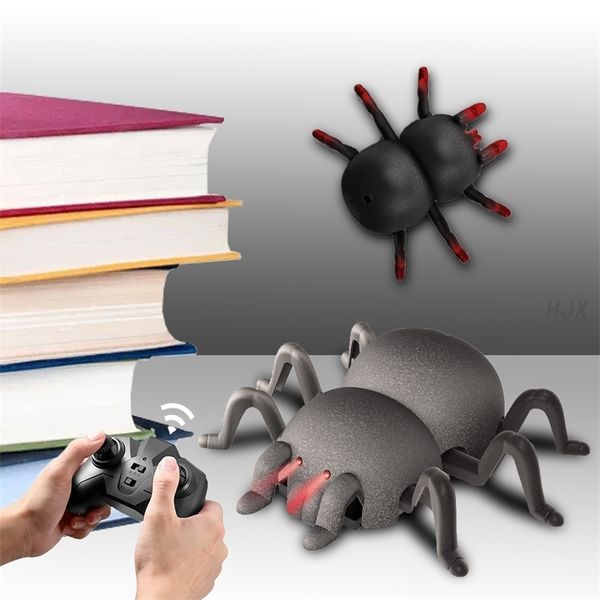 Animais ElectricRC Stunho de parede escalada RC Animal Car Remote Control Simulation Spider Horror Halloween Brinqueda complicada de Scary para crianças menino crianças 220913