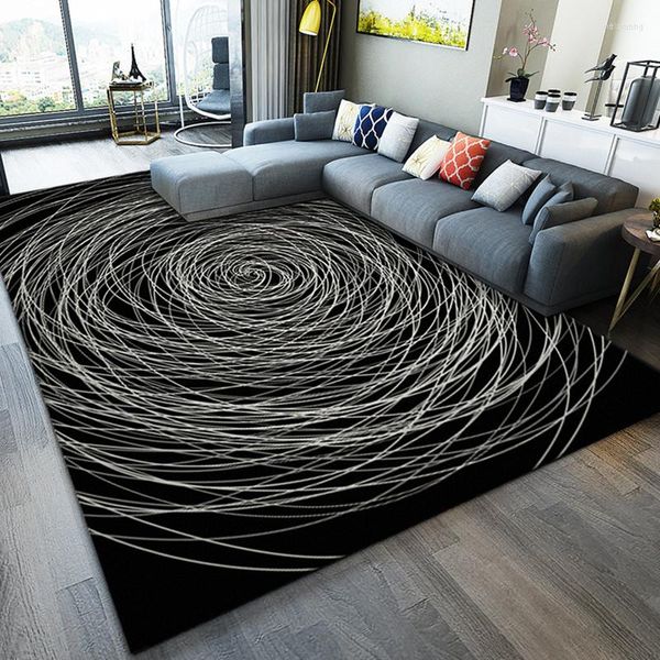 Teppiche Nordic Geometrische Trend Einfache Streifen Teppich Moderne Rechteck Wohnzimmer Couchtisch Sofa Boden Matte Teppich Schlafzimmer Nacht Tapete