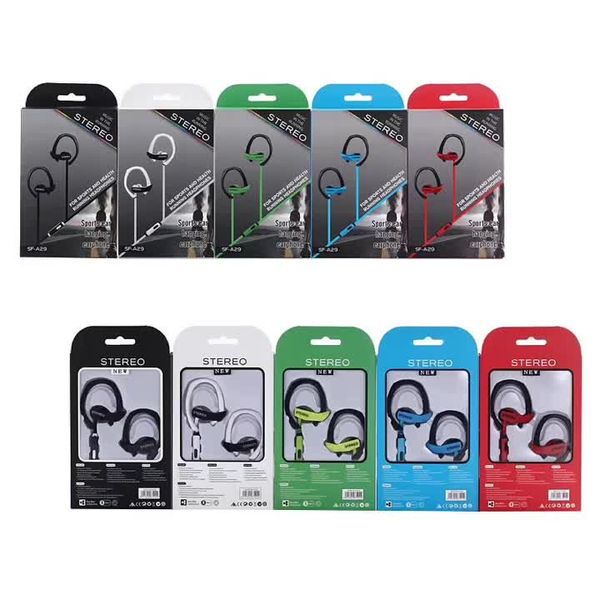 In-Ear-Lauf-Ohrhörer-Kopfhörer Sport-Kopfhörer Sf-A29 Universeller 3,5-mm-Kopfhörer mit Mikrofon Actrail für iPhone-Smartphone