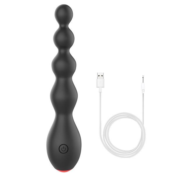 Spielzeug Erotik Butt Plug Anal Perlen Vibrator Vibrierender Prostata Massager Klitoris Stimulator Weibliche Masturbation_voghion.com
