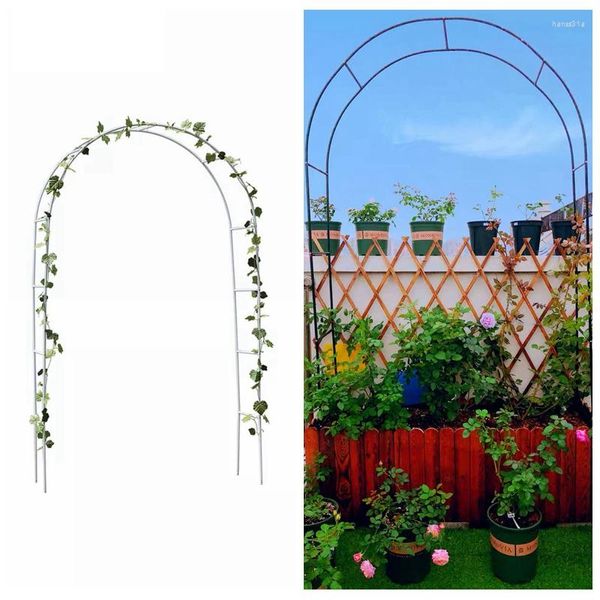 Decoração de festa 240x140cm Metal Wedding Arch Pergola Garden Backdrop Stand Arches Centerpieces vintage DIY Favor