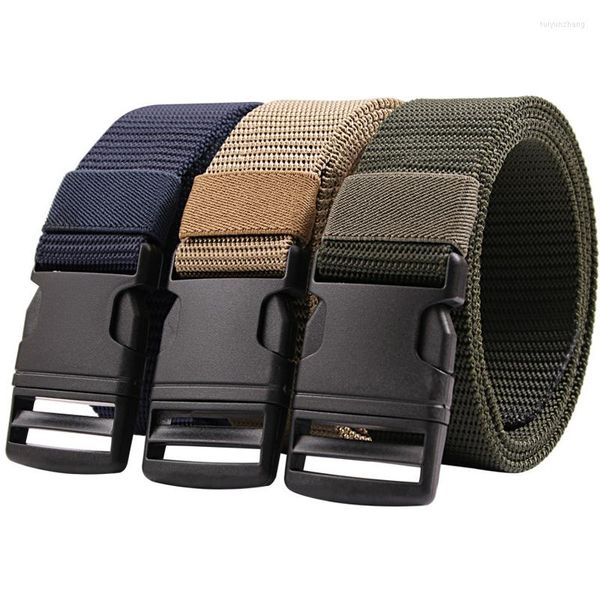 Cintura de apoio cinto cinto de tatticle esportes de secagem de nylon homens mulheres moda canvas de metal cinturões de fivela masculina cós ao ar livre 2022