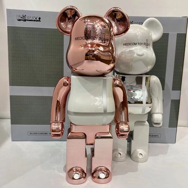 % 400 Bearbrick Action oyuncak şekilleri 28cm abs Cross Medicom oyuncakları artı sınırlı koleksiyon moda aksesuarları eklemler sesler