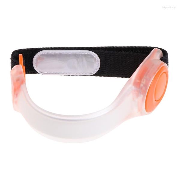 Joelheiras de joelheiras Ciclismo de ciclismo de corrida LED Light Light Safety Warn Belt Brand Strap E56D