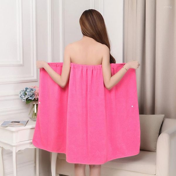 Toalha moda lady garota menina de banho vestível toalhas de microfibra rápida saia de praia feminino spa roubos de banho vestido de banho de banho