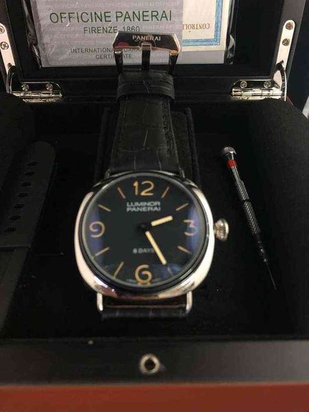 Дизайнерские часы Роскошные мужские часы Механические наручные часы Автоматические дизайнерские часы Watchpaner Watch A92w