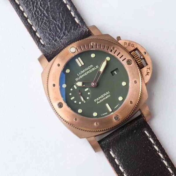 Роскошные часы с механическим механизмом Penahai Bronze 382 Upgraded V2 от швейцарских дизайнеров бренда es Wrist