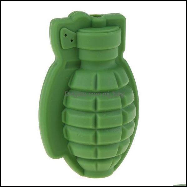 Ferramentas de sorvete de sorvete 3D Grenade Shape Ice Cube Molde Creme Creme fabrica