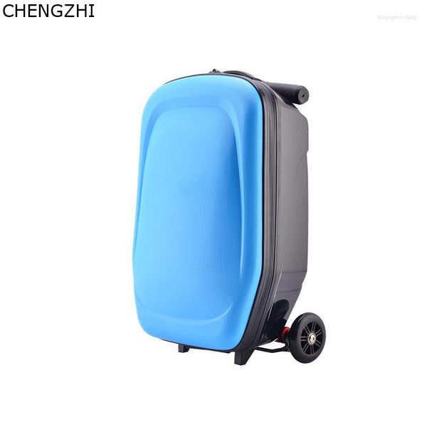 Koffer CHENGZHI 20-Zoll-Teenager-Handgepäck für Roller mit Rädern, Skateboard, Rollkabine, Reise-Trolley-Koffer