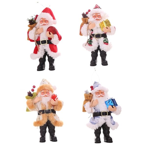 Decorações de Natal Papai Noel Chrismas Doll Tree Holding Ornament Decorações de brinquedos de Natal para casa Navidad Ano natal Presentes 220914