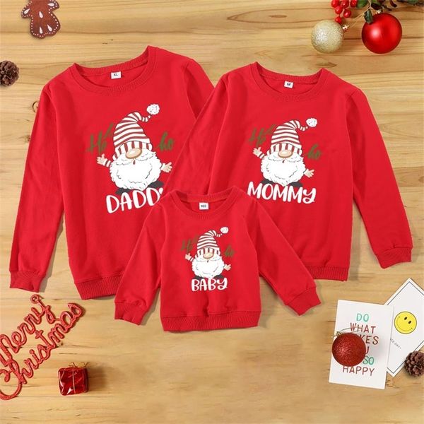 Passende Familien-Outfits, passende Familien-Outfits, Weihnachts-Sweatshirt, Weihnachtspullover, Mutter, Vater, Tochter, Sohn, Damen, Herren, Paar, Jersey, Kinder, Winterpullover 220914