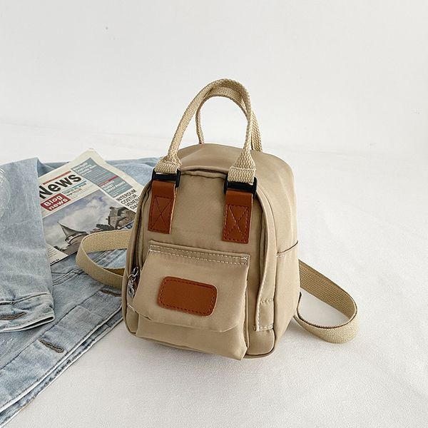 Bolsas de ombro HBP outono Inverno novo mini mochila feminina versão coreana Fashion Light Canvas Student Bolsa Viagem Pequena mochila