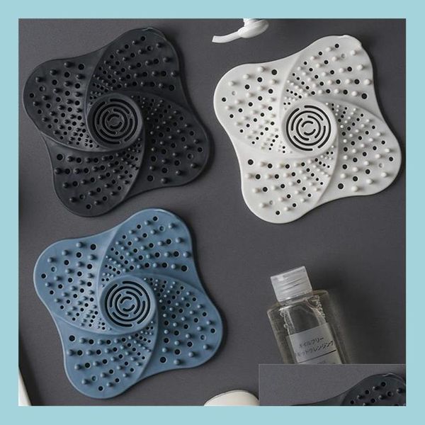 Scarichi Anti-Blocking Hair Catcher Stopper Plug Sifone Doccia Scarico a pavimento Ers Filtro per lavello Filtro Bagno Accessori per la cucina Drop Del Dhmet