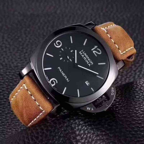 Moda masculina relógios de luxo original relógio masculino couro banda calendário para cavalheiro 8736 relógios de pulso estilo
