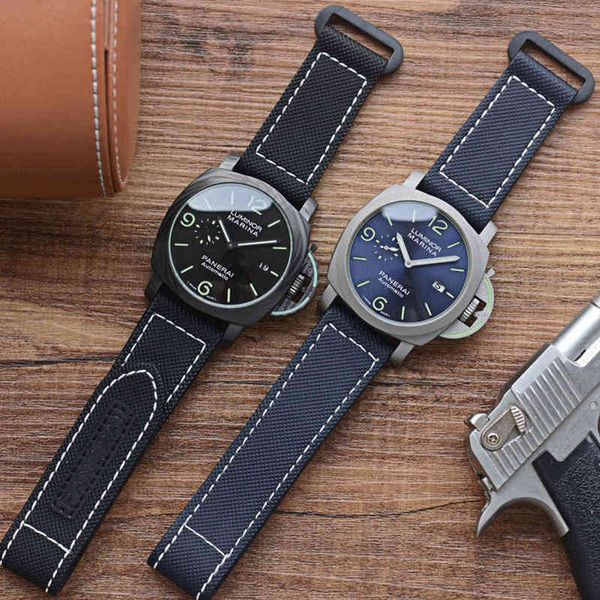 Relógio de luxo Relógios de luxo para homens Relógio de pulso mecânico Material composto de fibra de carbono da série Lumino Designer Watch liu WDR3 paner Watch