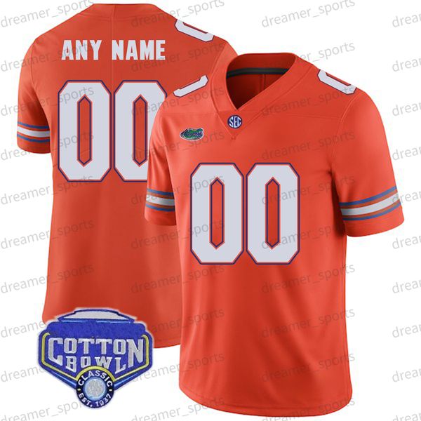 College Football Custom Florida Gators 84 Kyle Pitts Football Jersey 15 Tim Tebow 6 Jeff Driskel 81 Aaron Hernandez NCAA College Blue White Orange Jersey