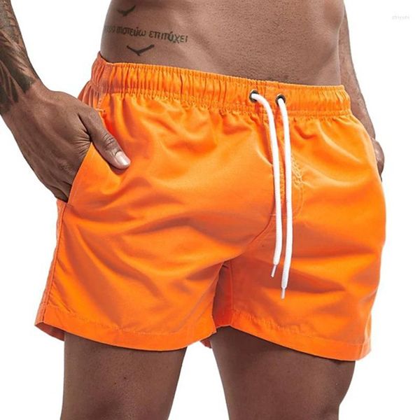 Shorts masculinos 2022 Summer Men's Casual Candy Colors Cinco Pontos de Ten-Color Beach 12 Colors Optio