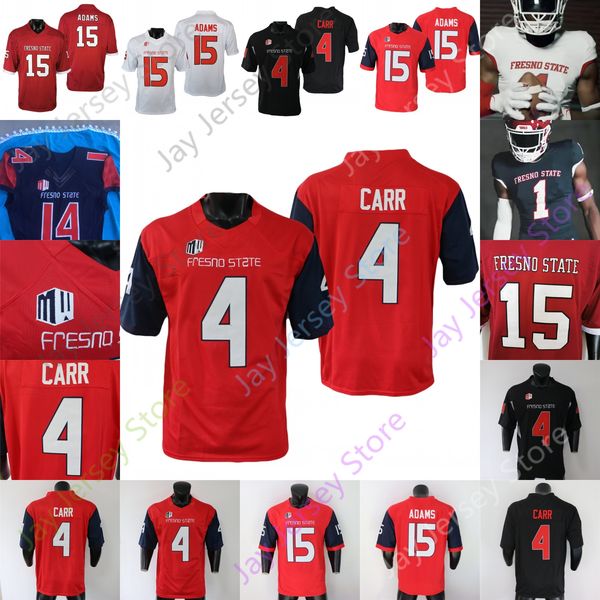 Fresno State Football Jersey NCAA College Davante Adams Derek Carr Jake Haener Mims Evan Williams Lockridge Sherrod Remigio Cropper Langley