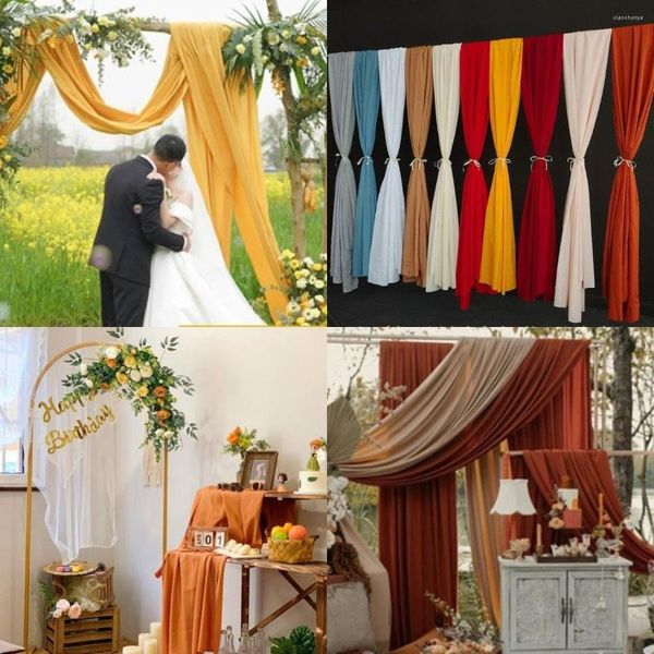 Decoração de festa Rússico no estágio de casamento rústico Fundo de tecido Exibição Arco de balões para cortinas de aniversário