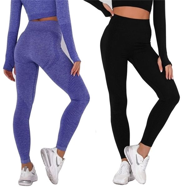 Damen-Leggings, hohe Taille, nahtlose Leggings, Push-Up-Leggins, hohe elastische Sport-Frauen, Fitness, Laufen, Yoga, Hosen, Energietraining, Fitnessstudio, Mädchen-Strumpfhose, 220914