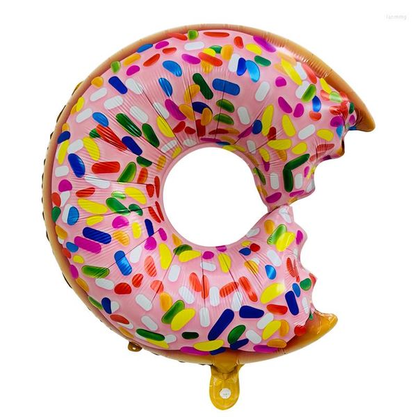 Украшения на вечеринку на день рождения украшения сладкие 16 Dounts Kids Donut Выросшие гелиевые шарики фольги 1 -й Two Globos
