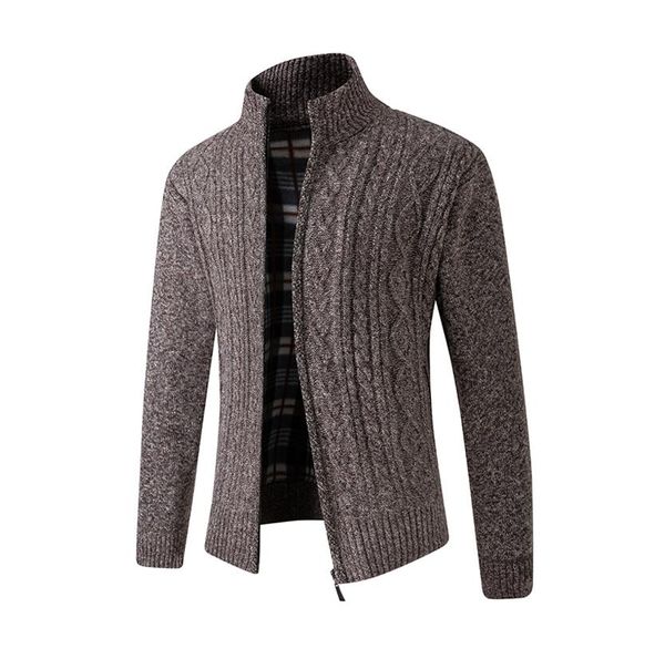 Maglioni da uomo Cardigan con cerniera Designer di marca di lusso lavorato a maglia caldo cavo all'uncinetto Giacca invernale da uomo