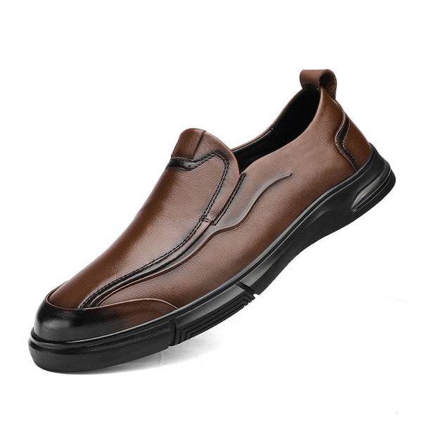 Мужские черные туфли мужчина одевает обувь, итальянская повседневная кожа для мужчин модная тенденция роскошная летняя стильная хиппи