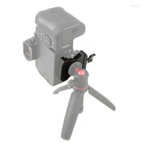 Tripodlar R91A Alüminyum Alaşım Hızlı Serbest Bırakma Plakası Tripod Gimbal Base 3/8 ila 1/4 Vida Montaj Standart ARCA SWISS Benro QR Kelepçesi