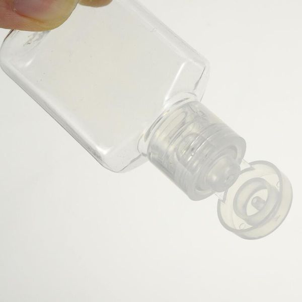 20 ml de garrafa plástica flip borboleta garrafa líquida garrafa de líquido de 20cc loção cosmética Recipiente de garrafas para animais de estimação