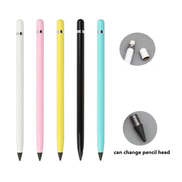 Neue Technologie Infinity Writing Ewiger Bleistift Magic Neuheit Schülerset Schreibskizze Bürowerkzeuge Tintenfreier Stift