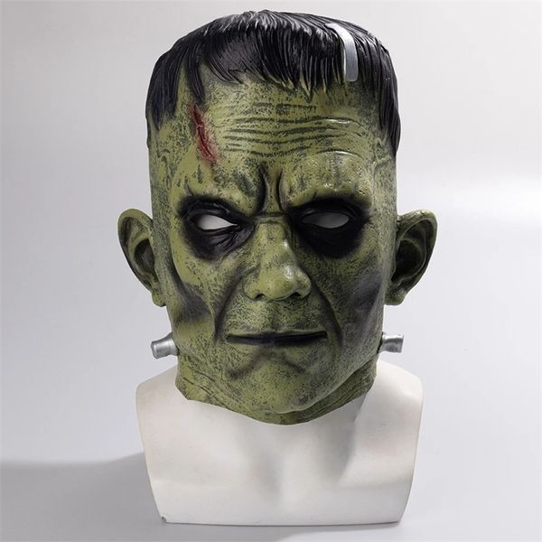 Parti Maskeleri Frankenstein Maske Şeytan Canavarlar Cosplay Maskeleri Zombi Maskarillas Kötü Lateks Maskeler Anime Yüz Maskaras Cadılar Bayramı Kostüm Prop 220915