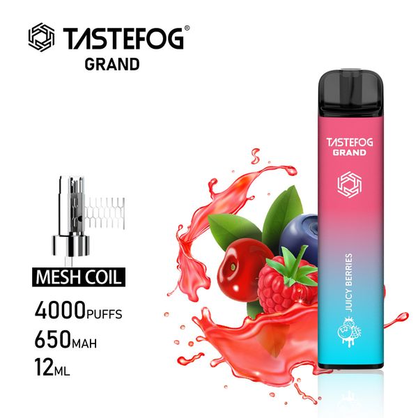 Hergestellt in China Einweg-Vape-E-Zigarette 12 ml E-Liquid 650 mAh 4000 Puff 10 Farben zur Auswahl