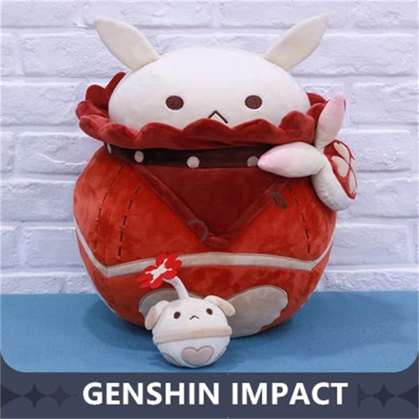 Decorazione per feste Klee Doll Gioco Genshin Impact Bomb Cosplay Fai da te Peluche Cuscino Anime Project Cotton Ball Ciondolo Giocattoli per bambini Halloween Prop Regalo di Natale 220915