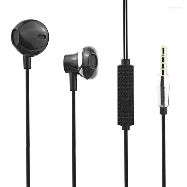 Fones de ouvido com fone de ouvido com microfones de 3,5 mm de fone de ouvido isolando fones de ouvido para smartphones Android de tablets para laptop para laptop