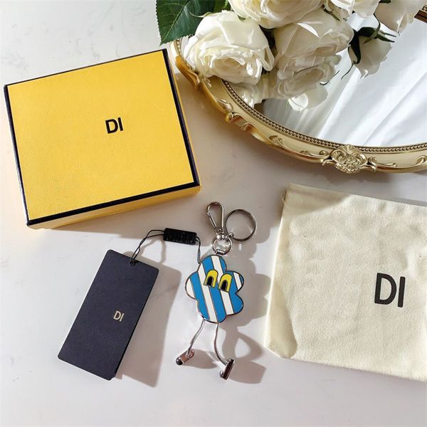 Fashion Bag Pinging Keychain Designer Chain Chain Doll Doll Blue Chave de fivela de alta qualidade 2022