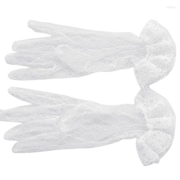 Коленные прокладки 1 пара белые свадебные свадебные короткие перчатки
