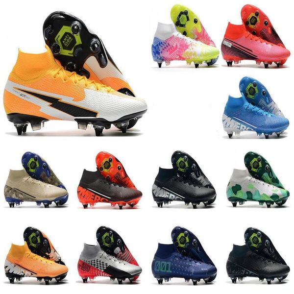 2022 Masculino Superfly 7 VII 360 Elite SE SG-PRO AC Daybreak CR7 Ronaldo Neymar Chuteira Feminina Chuteiras Chuteiras