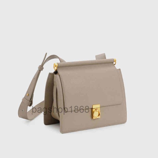 Designer Bag French Niche Design High Sense Borsa a tracolla singola autunno e inverno Borsa a tracolla diagonale Borsa in vera pelle alla moda