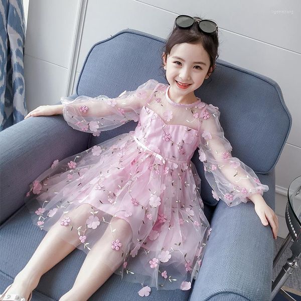 Abiti per ragazze Abiti per ragazze in stile coreano Estate 8 Vestiti per bambini Tulle Compleanno per bambini 9 Feste per principessa per bambini adolescenti