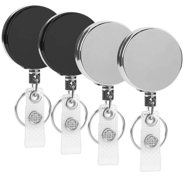 Anderes Büro Schulbedarf L Heavy Duty Retractable Badge Holder Reel Metal Id mit Clip Schlüsselanhänger für Karte Namen Schlüsselanhänger Bel Sport1 Amr62