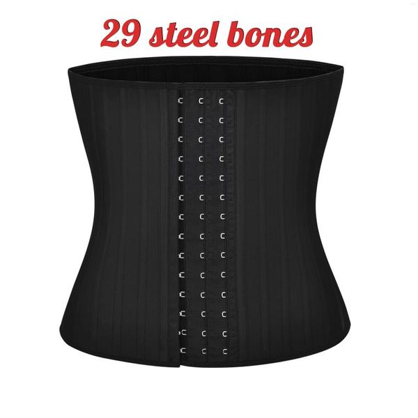 Shapers feminino Mukatu 29 Aço de aço Treinador de látex Shaper Shaper Cortel Belly Slim Belt Modelagem Strap Cincher Gaine Amincissante